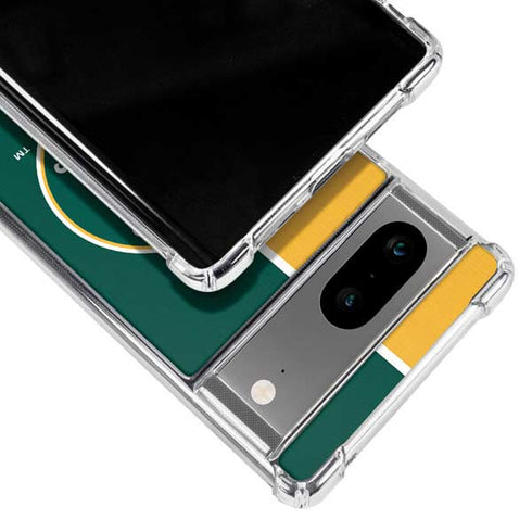 MLB Oakland Athletics Split Google Pixel 8a Clear Case